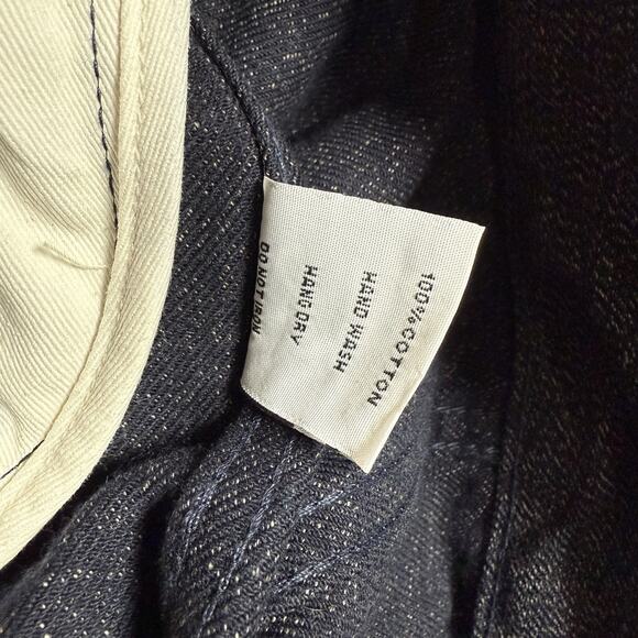 3Sixteen Ranch Jacket Mens Size Small Denim Selvedge Salt Pepper Barn - Picture 13 of 13